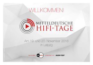 Mitteldeutsche HiFi-Tage am 19. und 20. November 2016 in Leipzig