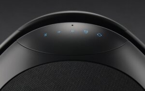 Pantheone Audio Lautsprecher, Detail der Bedienoberfläche