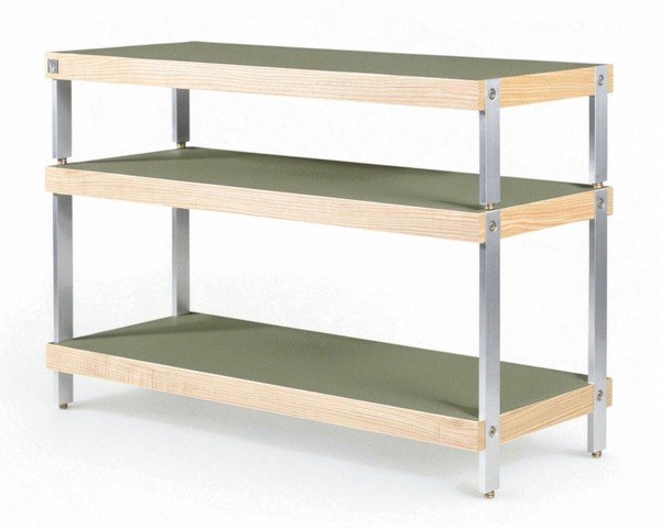 beaudioful HiFi-Regal aus Holz und Aluminium